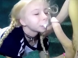 Cum my sis mouth under water